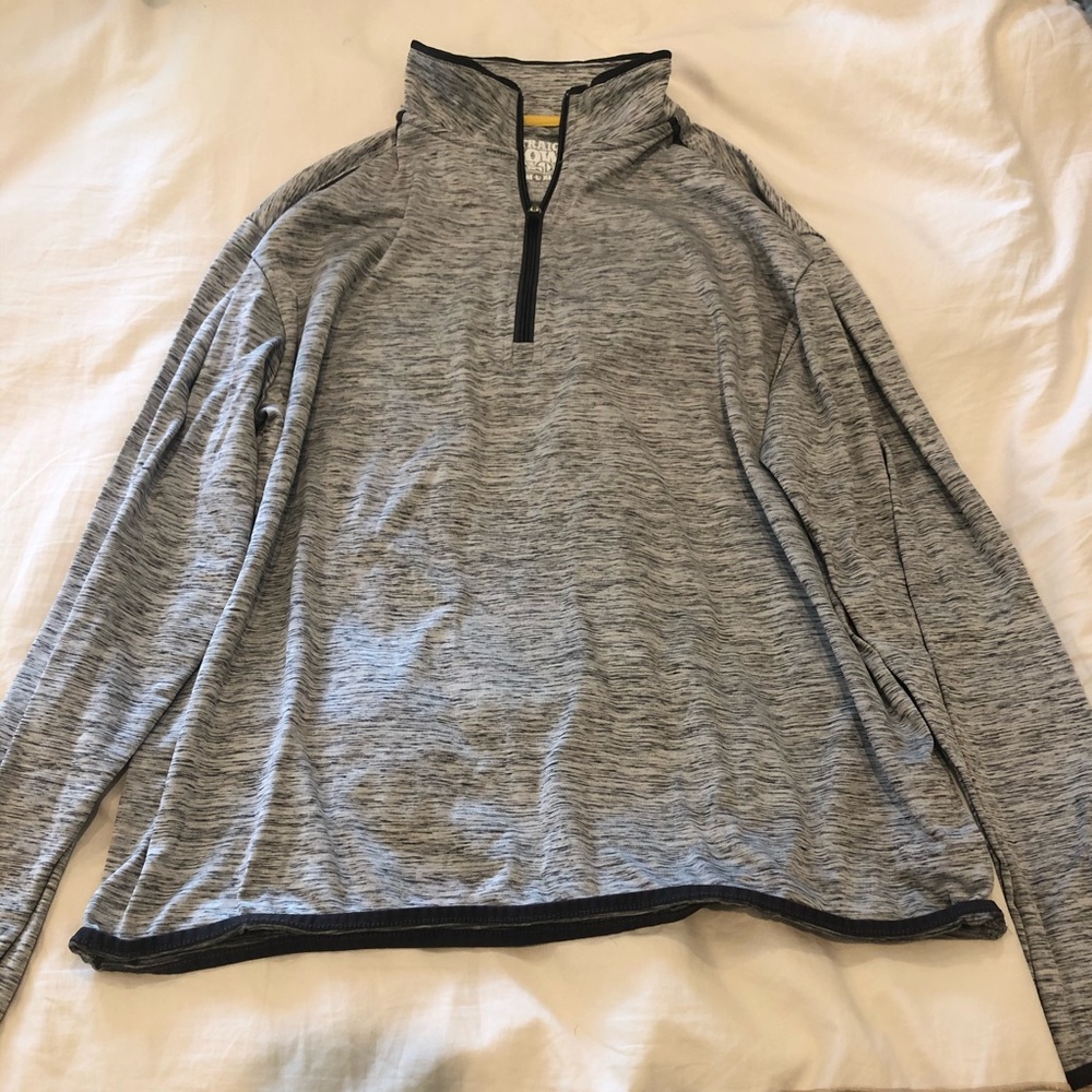 Silver Straight Down Quarterzip